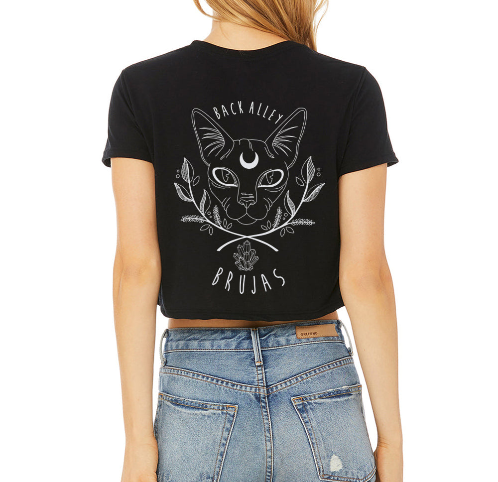 Back Alley Brujas Shop Logo Crop Top