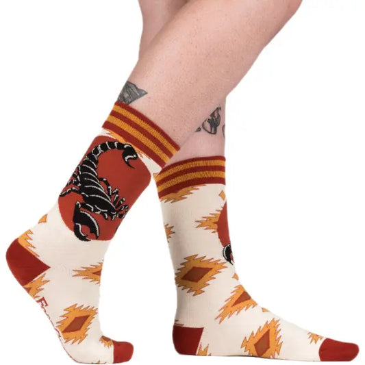 Santa Fe Scorpion Crew Socks